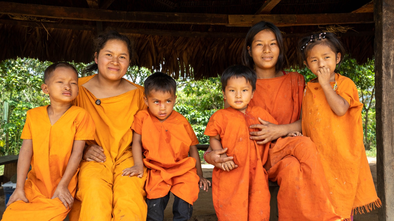 Familias de la comunidad Asháninca