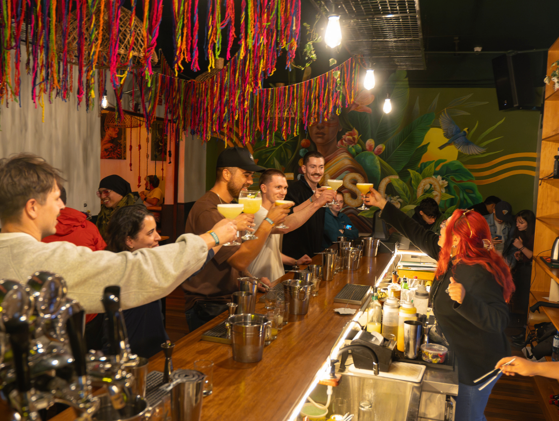 Pisco sour night at Black Llama bar