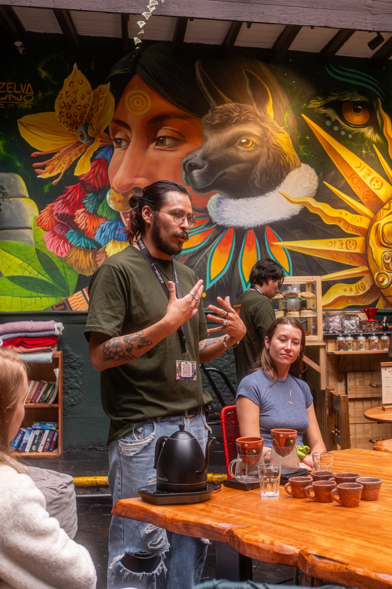 Cata y experiencia de café peruano en Black Llama Cusco